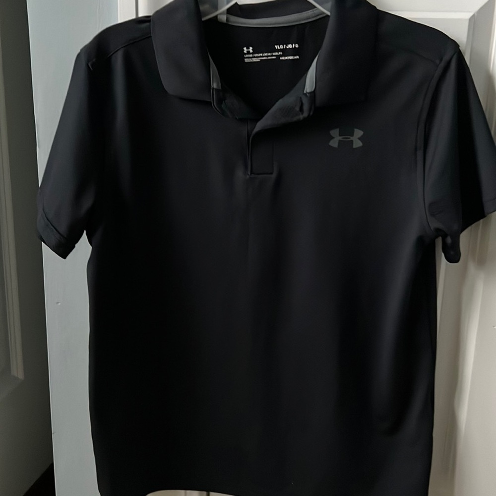 Under Armour black polo shirt